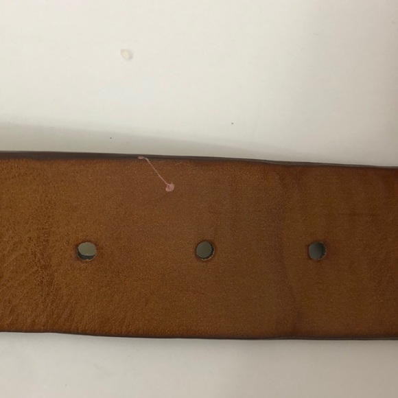 SoldFloral embroidered man made leather belt large - Picture 7 of 8